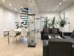 Wohnzimmer, Couch, Esstisch